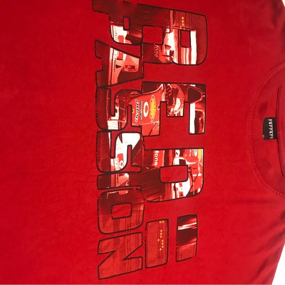 Vintage Ferrari T Shirt Red Passion 2002 Mens Size XL - Picture 2 of 7